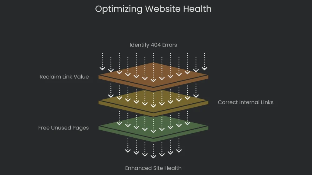 A cardio diagram of a heart rate monitor with a steady green line, indicative of the technical errors that needed to be fixed on a website to restore its optimal health.