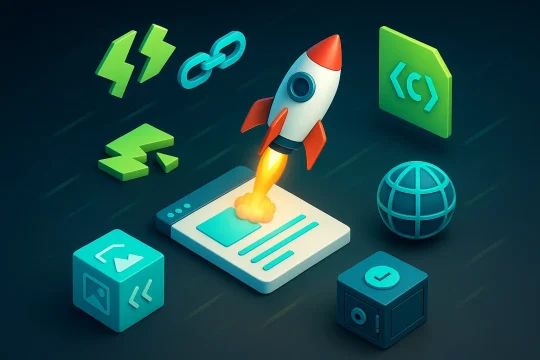 An infographic checklist featuring 15 actionable tips to optimize website page load speed.