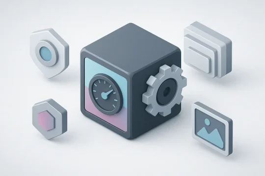 An image illustrating file compression, exemplifying how to web optimize images.