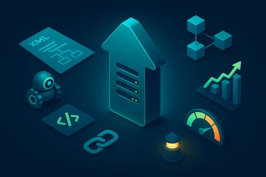Graph exhibiting affirmative results along with ROI from various case studies in technical SEO.