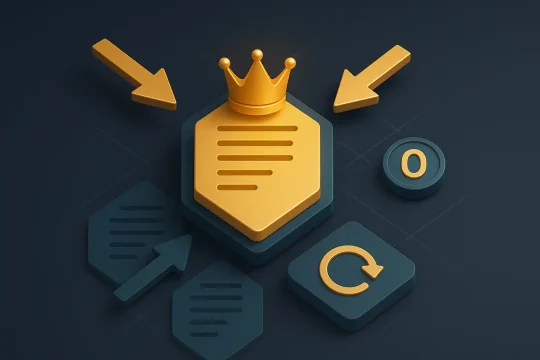 An HTML code excerpt illustrating the correct formation and structure of a rel=canonical tag use.
