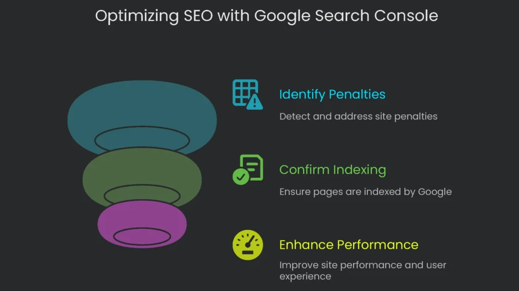 A Google dashboard report demonstrating the application for Search Console in SEO optimization.