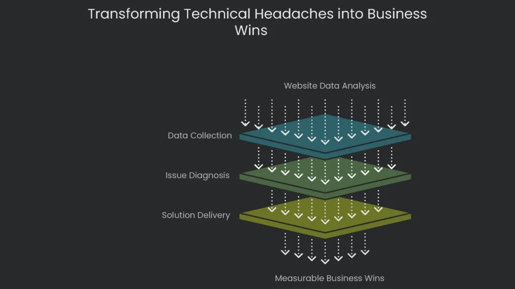A person who turned a complex machine (lots of technical problems) into one which makes money (growing the business).